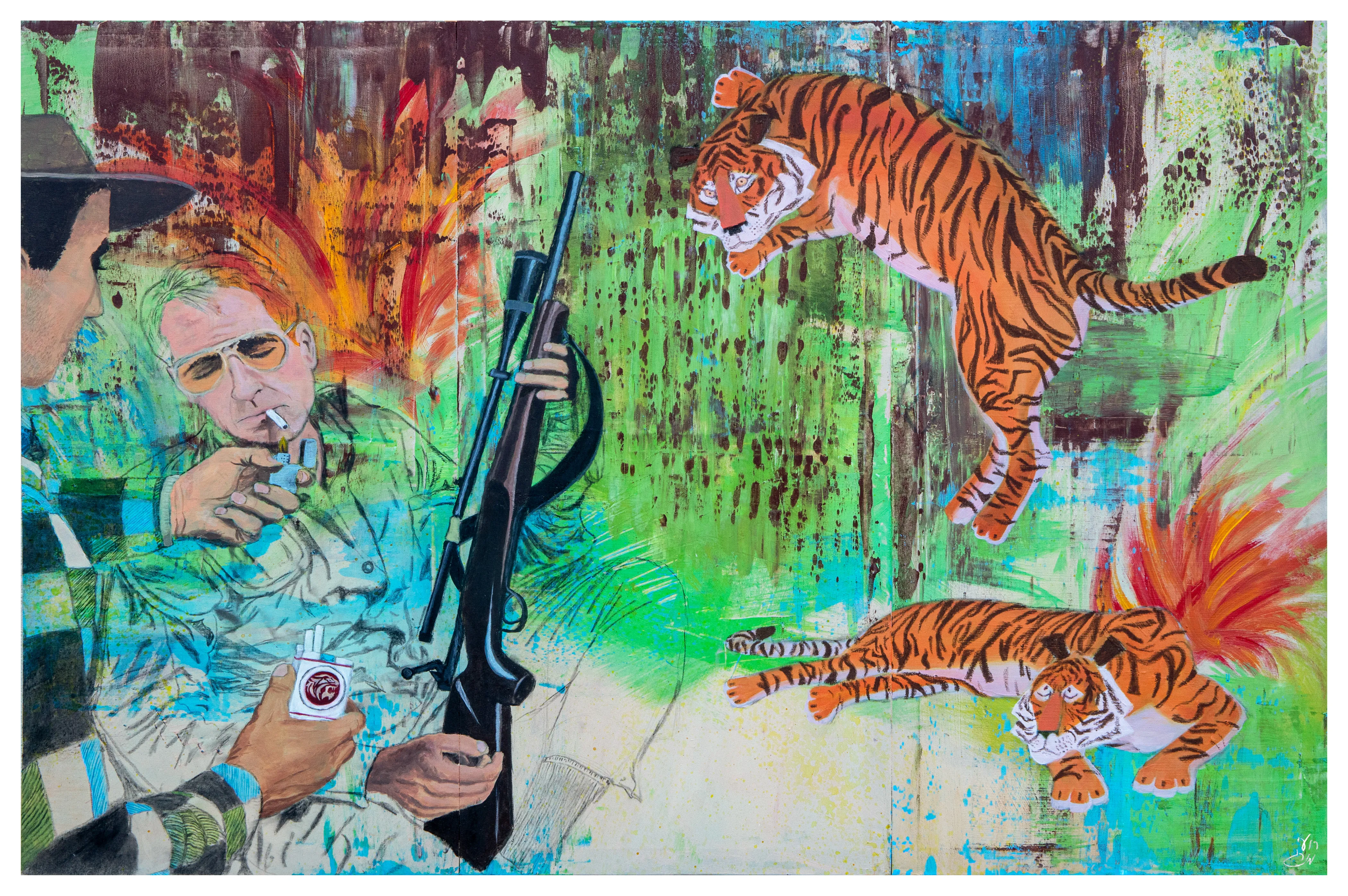 Tiger King, from the Paintings works