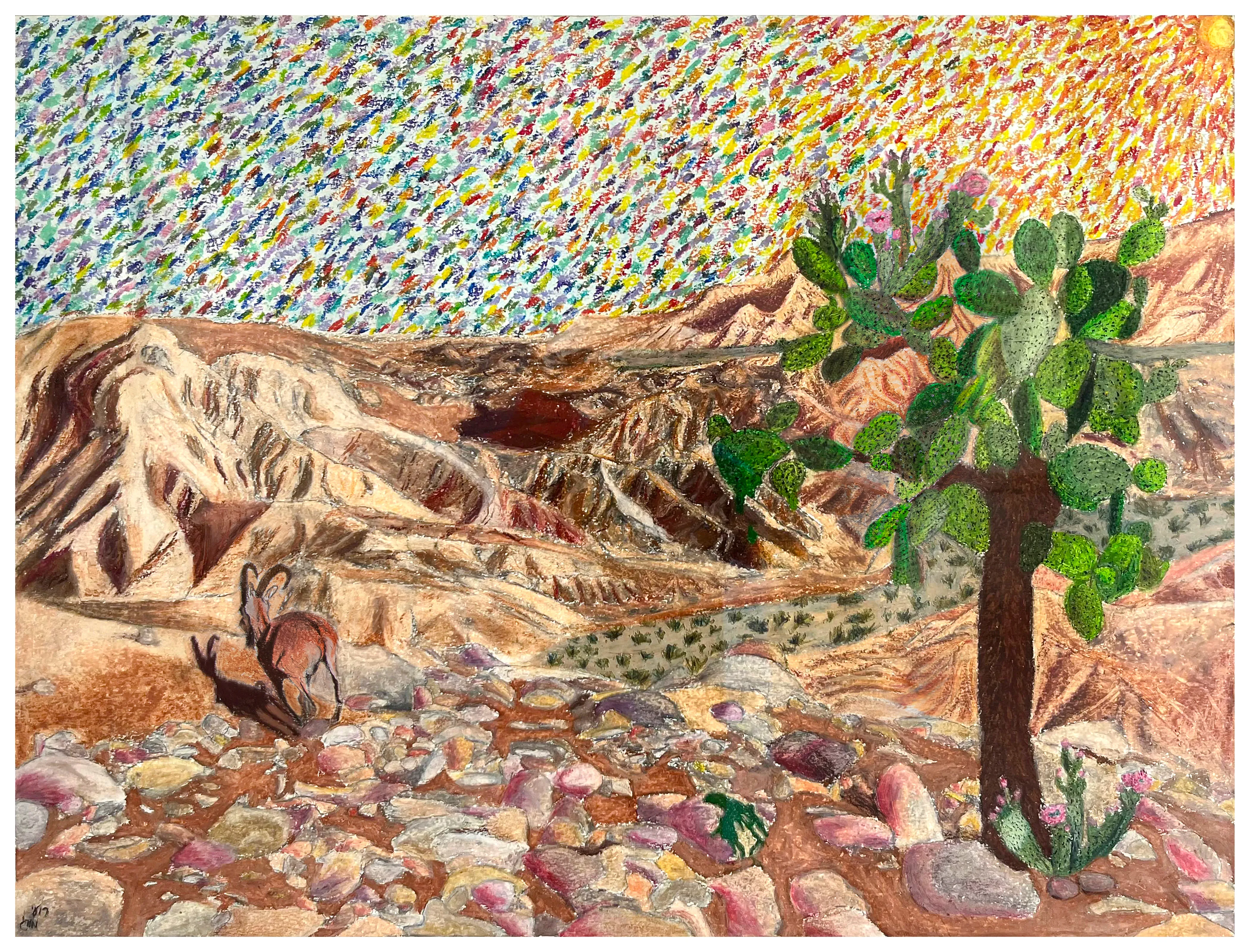 A Dream of a Desert, from the Works On Paper works