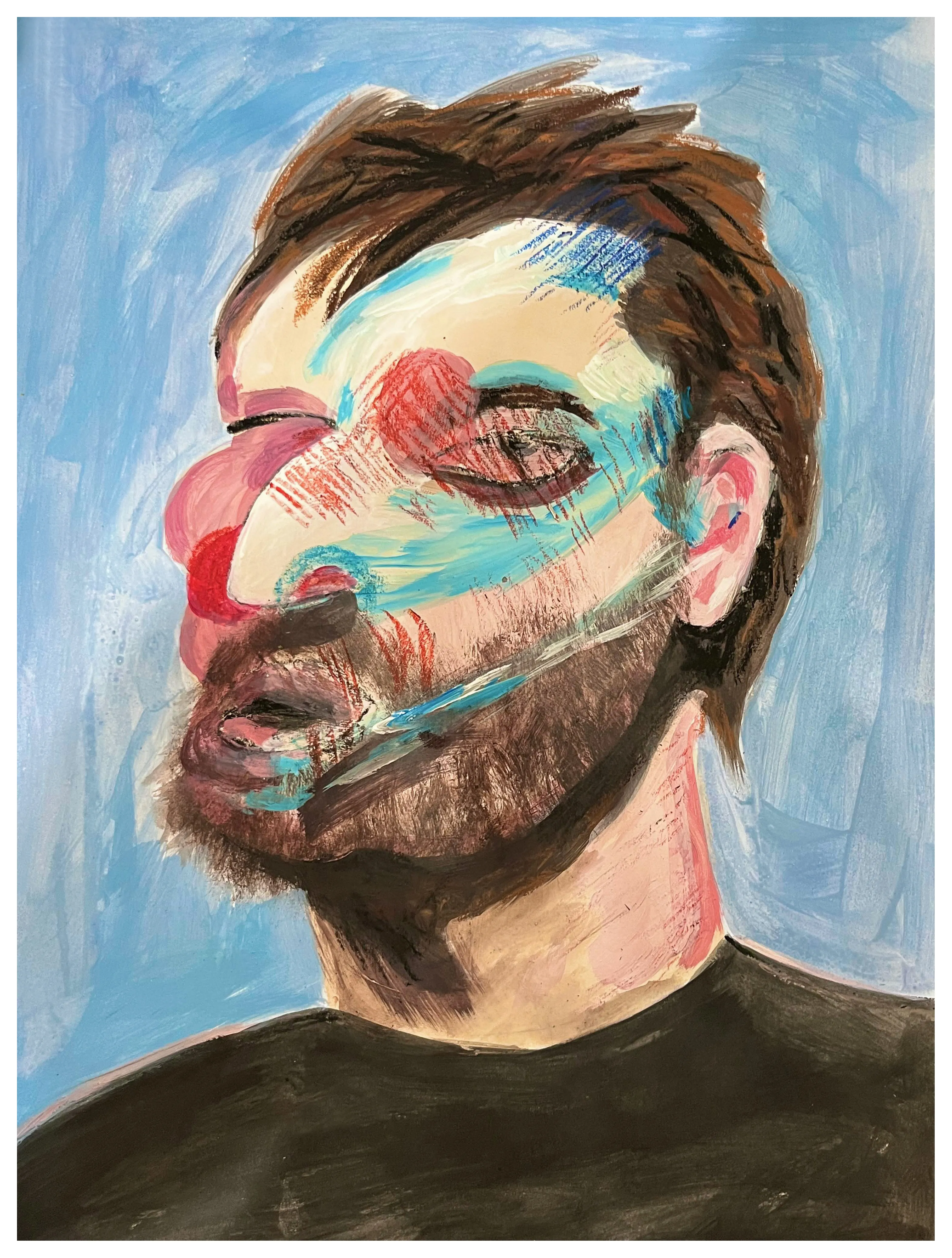 Untitled (Francis and I), 2026, from the Works On Paper series.